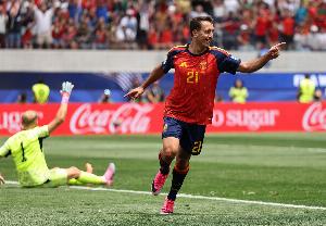 库库独中两元，奥亚萨瓦尔连下两城，西班牙以3-0领先奥地利