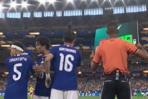 39岁日本后卫长友佑都五度亮相世界杯，第75分钟替补入场