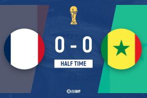 法国0-0战平塞内加尔,杰克逊击中门柱,萨尔错失良机,姆巴佩多次失球权