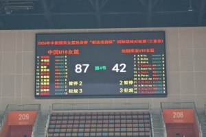 中国U18女篮分差翻倍大胜拉脱维亚U18