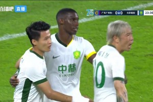 国安1-0领先！曹永竞助攻，林良铭晃过防守低射破门！