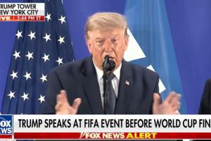 特朗普主张让美国再度承办世界杯，因凡蒂诺表示未来中美可共同举办