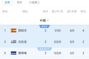 南美6队晋级世界杯决赛圈：4队成功晋级！巴拉圭情况未定，乌拉圭明日对阵西班牙