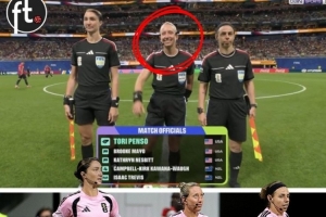 表现如何？托里·彭索成为世界杯历史上第二位女性主裁，同时也是首次由全女裁判组执裁